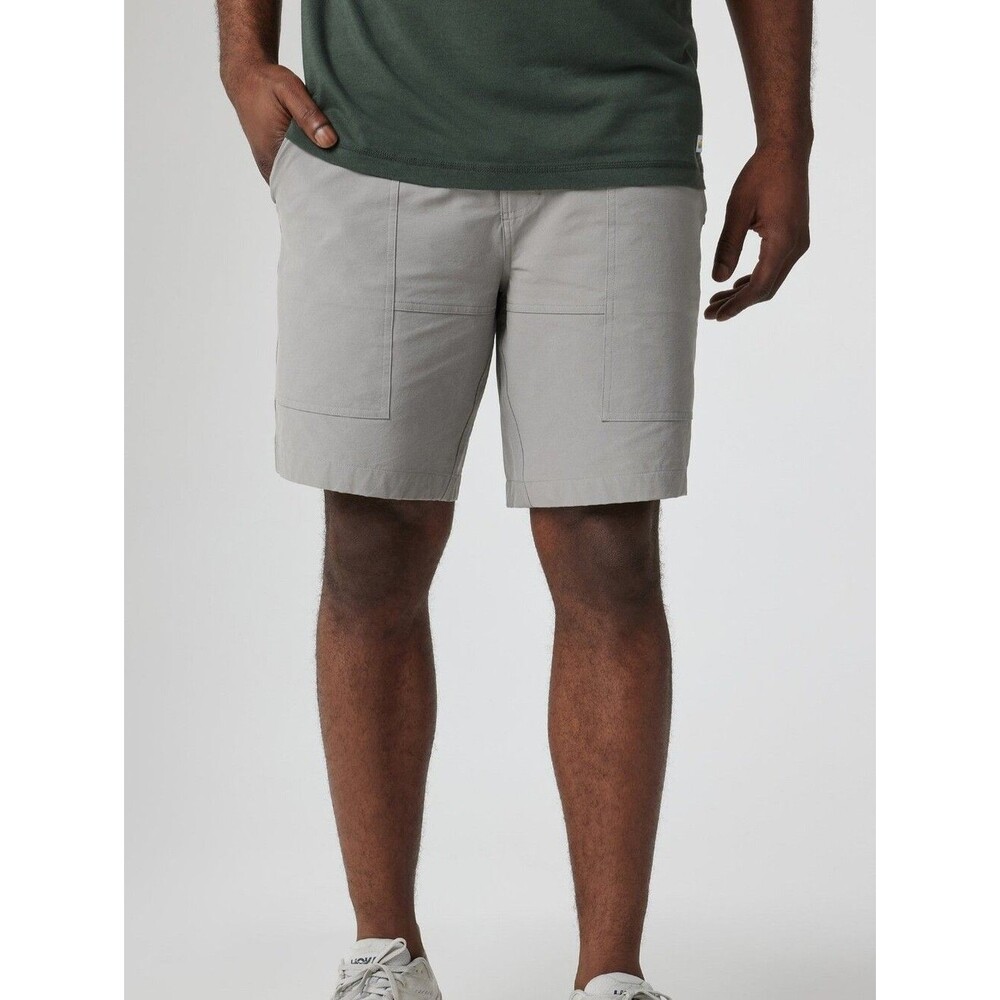 NWT Vuori Barren Short Mens 33 Shitake Grey Performance Athletic Athleisure